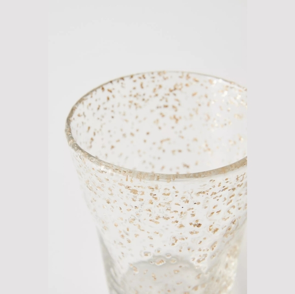 Anthropologie Theia Gold Flecked Hand Blown Glass Tumblers, Set Of Four - Picture 16 of 17